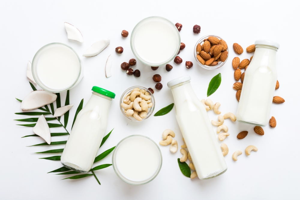 coconut and almond milk
